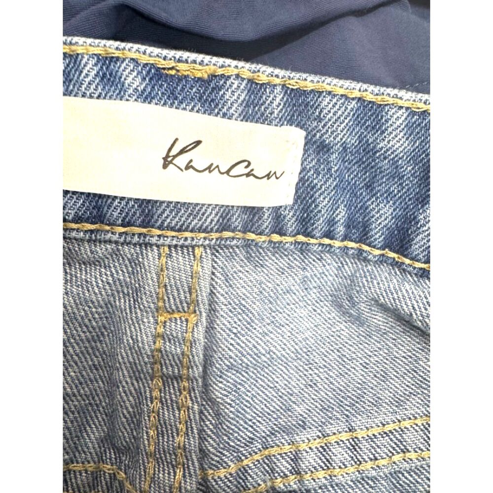 Kancan Light Wash Destroyed Denim Shorts Ripped Festival Summer Shorts SM - Picture 3 of 9